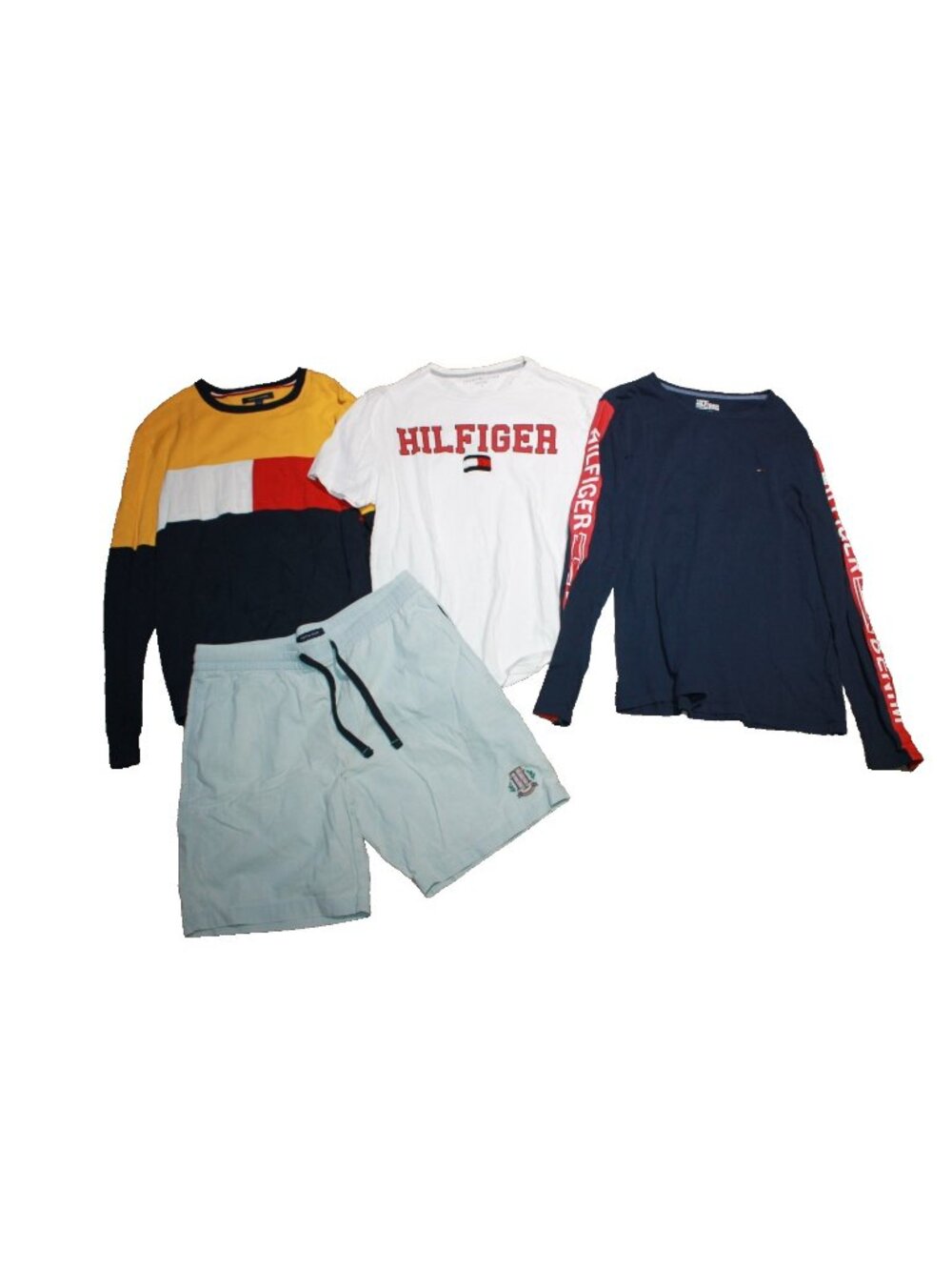 Men's Tommy Hilfiger Shirts & Shorts Sweater Tee Size M Lot of 4